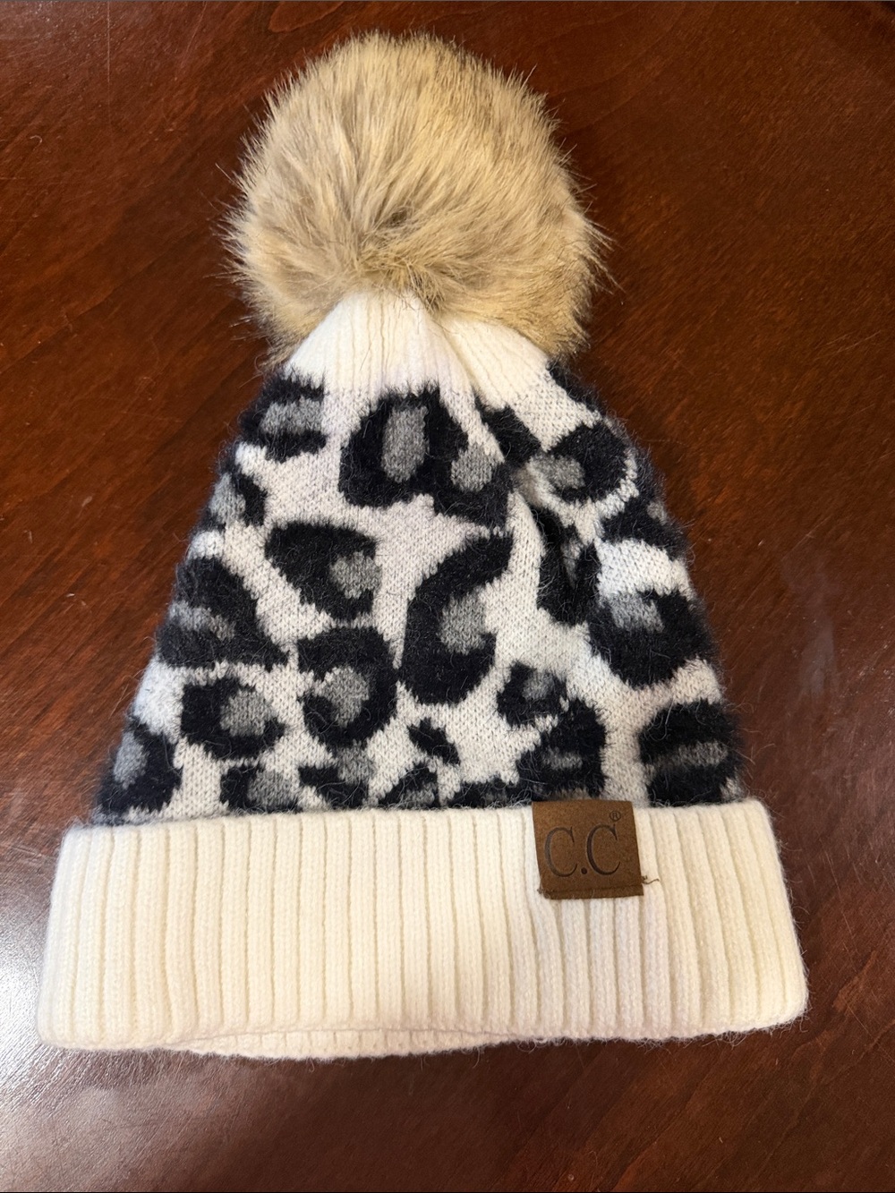 CC beanie animal print